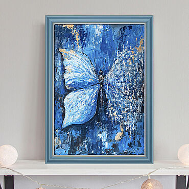 f41266f2b0e8f46059fc6ec5f0xt--abstract-art-oil-painting-with-a-butterfly-in-a-frame-paintin